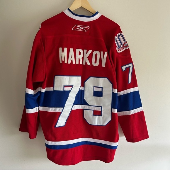 Vintage Andrei Markov 79 Candiens de Montreal Jersey Match des Étoiles STRAP - Picture 2 of 16